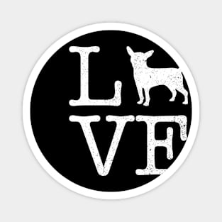 Love Chihuahua Gift For Chihuahua Lover Magnet